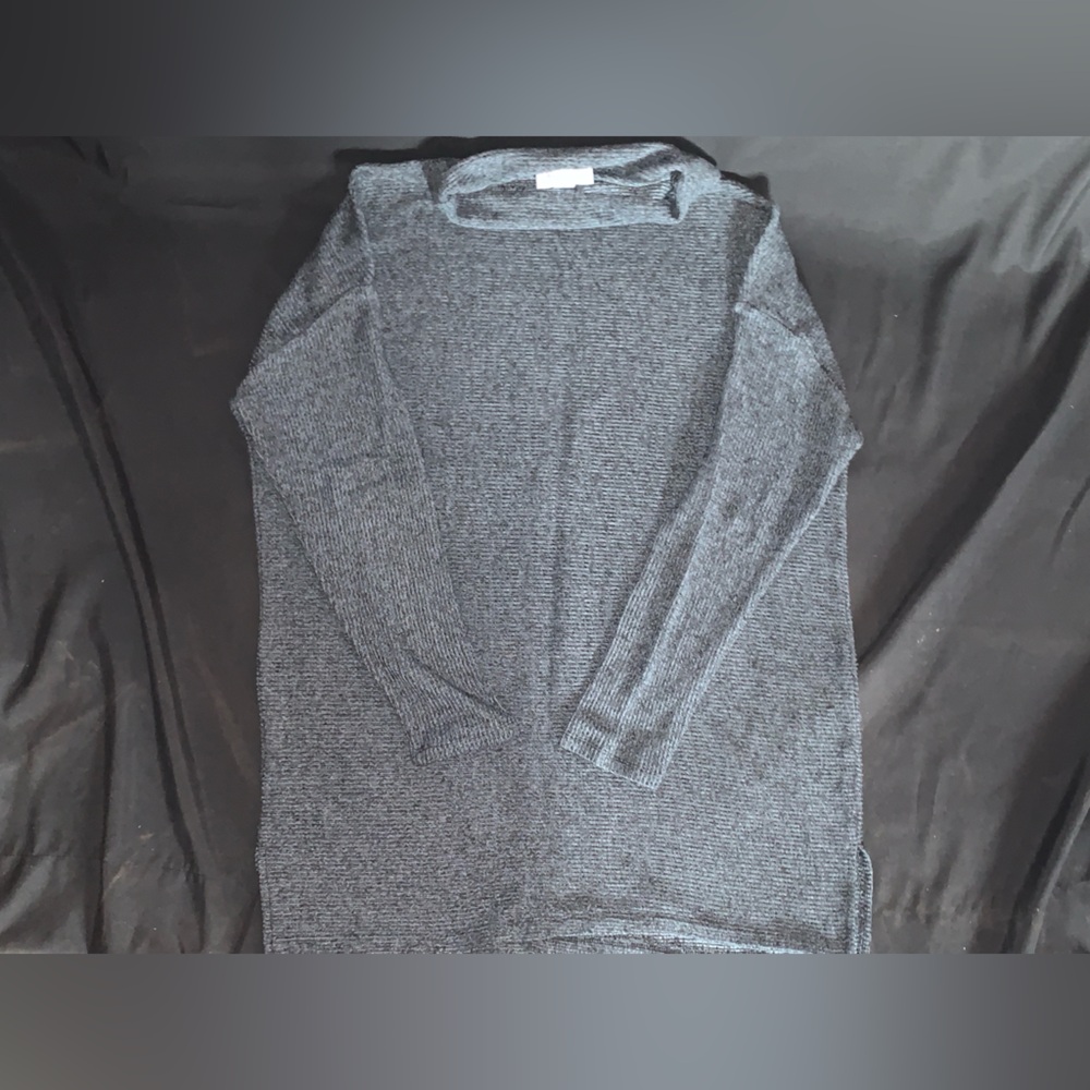 Motherhood Maternity Gray Knit Cowl Sweater
